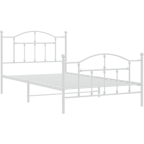  okvir kreveta uzglavlje i podnožje bijeli 100x200 cm Slike