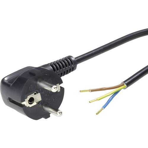 LAPP Priključni kabel [ varnostni vtič - kabel\, odprti konec] črni 2 m Kabel 70261149, (20414324) Cene