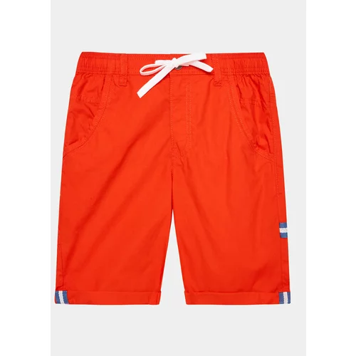 United Colors Of Benetton Kratke hlače iz tkanine 4AC7C901T Rdeča Regular Fit