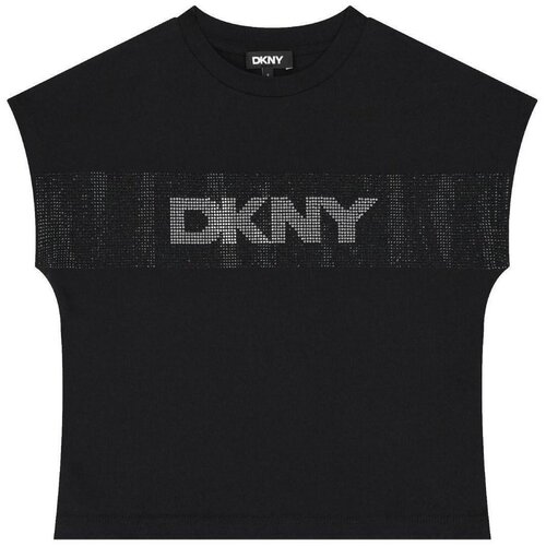 Dkny Majice s kratkimi rokavi - Črna Cene