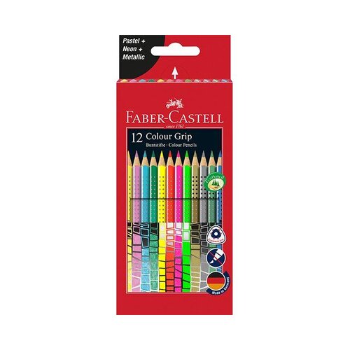 Faber-Castell Color Grip set trikotnih svinčnikov, 12 kos Cene