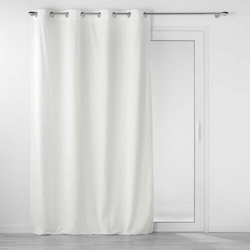Douceur d int&amp;eacute;rieur Bijela zavjesa od samta 140x260 cm Velouriane &amp;ndash; Slike
