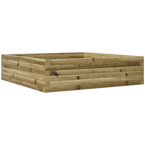 VidaXL Vrtno cvetlično korito 90x90x23 cm impregnirana borovina, (21255632) Slike