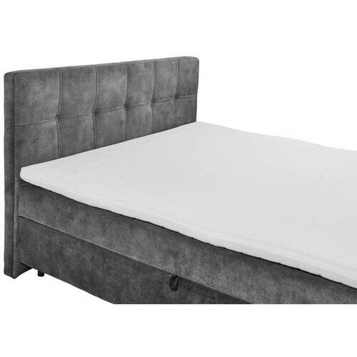 MID.YOU POSTELJA Z VZMETNICO 160 cm x 200 cm , tekstil, leseni material antracit Slike