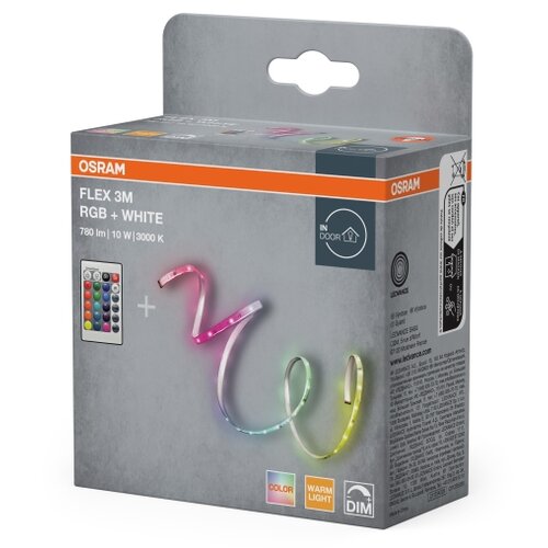 Osram LED RGBW prigu&amp;scaron;iva traka FLEX 3m LED/10W/230V + daljinski upravljač Slike