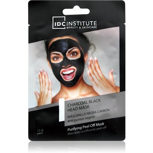 IDC INSTITUTE Charcoal Blackhead Mask luščilna maska proti črnim pikicam z aktivnim ogljem 15 g Cene