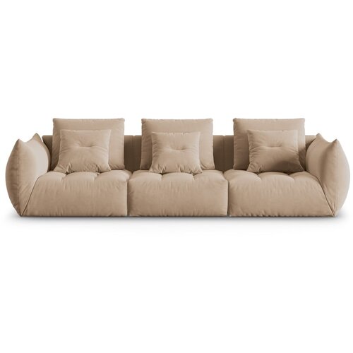 Micadoni Bež sedežna garnitura iz tkanine bouclé 332 cm Bloom – Home Cene
