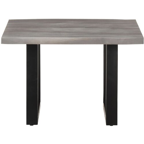 Maison Chic Klubska mizica - kavna mizica - Nizka mizica z živimi robovi 60x60x40 cm trden akacijev les, (21752300) Cene