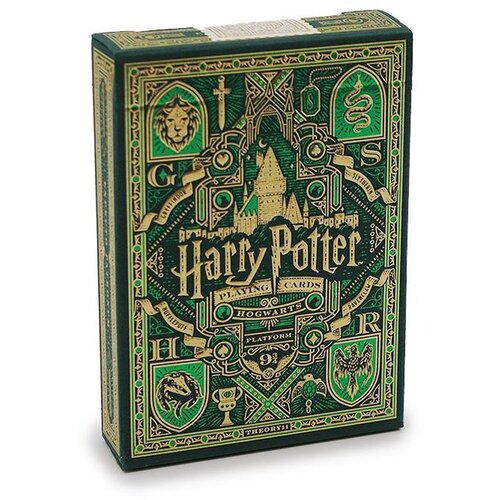 Theory11 igraće karte Harry Potter - Green (Slytherin) Slike