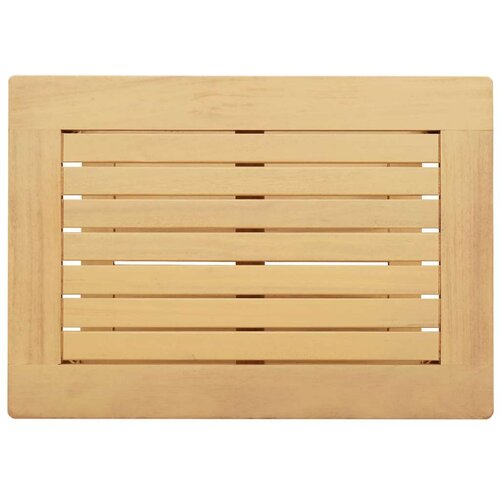  Bocni stol Prirodna nafta 50 x 35 x 45 cm Čvrsto drvo akacije - 50 x 35 x 45 cm Svijetli bagrem Slike