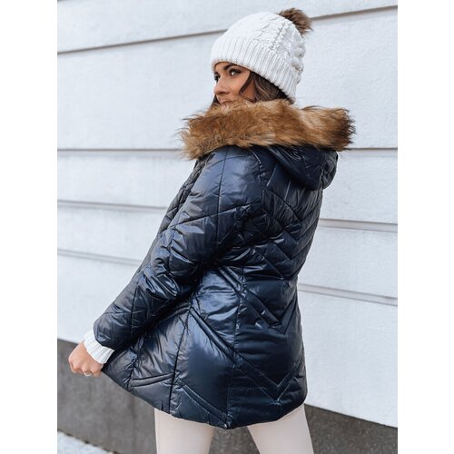 DStreet Women's quilted winter jacket SOLARIS dark blue Cene
