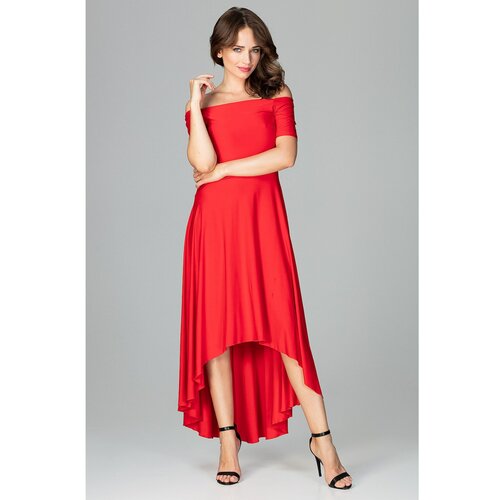 Lenitif Ženska haljina K485 crvena crveno crveno Slike