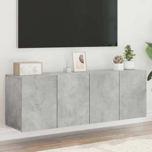 vidaXL Zidni TV ormarići 2 kom sivi boja betona 60x30x41 cm