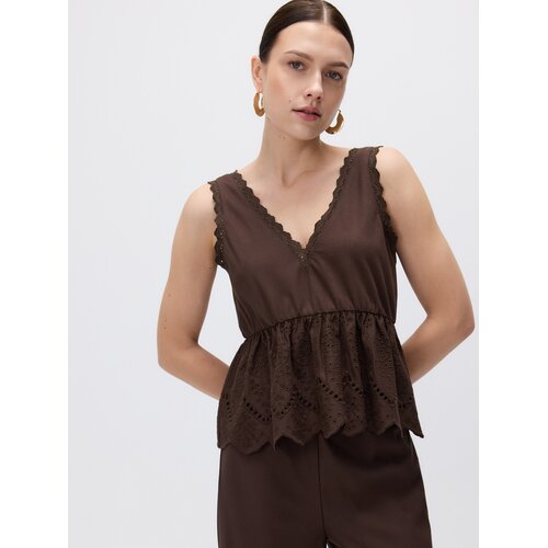 Reserved LADIES` BLOUSE - tamnosmeđe Cene