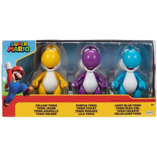 Super Mario Bros Yoshi pack 3 figures 10cm Cene