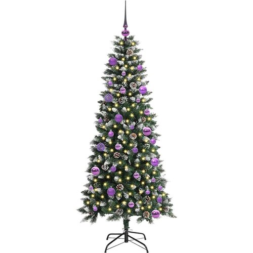VidaXL Umjetno božićno drvce s stalakom Zelena 66 x 66 x 150 cm Slike