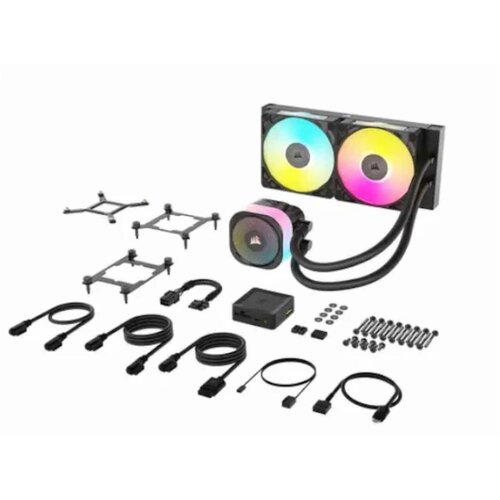 Corsair kuler za PC iCUE LINK TITAN 240 RX AIO/240mm ventilator/RGB/crna Cene
