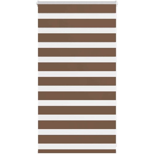 vidaXL Zebra zavesa rjava 70x100 cm &scaron;irina blaga 65,9 cm poliester, (5000298005) Cene