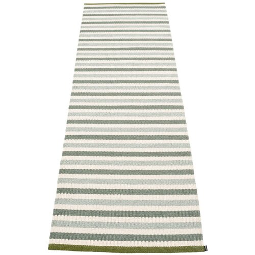 Pappelina zelen/kremno bel zunanji in notranji tekač 70x240 cm teo sage – Cene