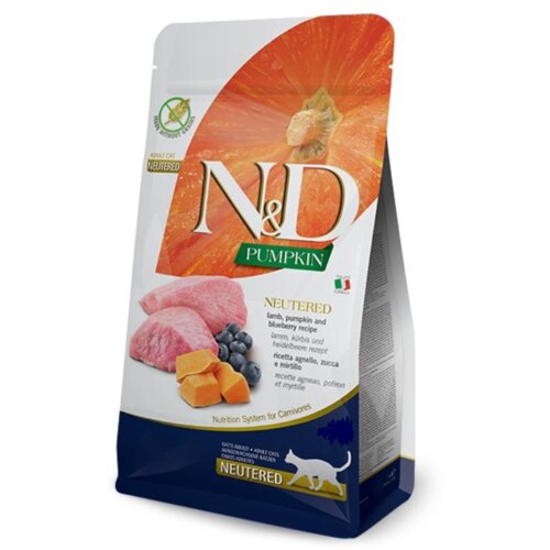 N&d suva hrana za sterilisane mačke - jagnjetina, bundeva i borovnica Cene