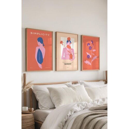 WALLXPERT &Ccedil;-300460 - 5070 vi&scaron;enamenski set dekorativnih slika (3 komada) Cene