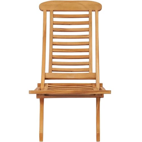  Sklopiva vrtna stolica 50 x 90 x 69 cm od masivne tikovine Slike