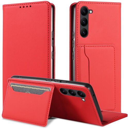INORCO Za Samsung Galaxy S23 odporna na udarce torbica za telefon, stojalo, denarnica, koži prijazen usnjen magnetni ovitek za telefon, (22036618) Slike