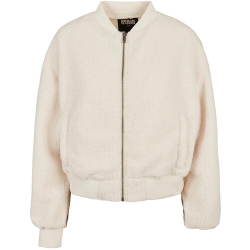 Urban Classics Women's Oversized Jacket Sherpa Bomber Jacket whitesand Cijene