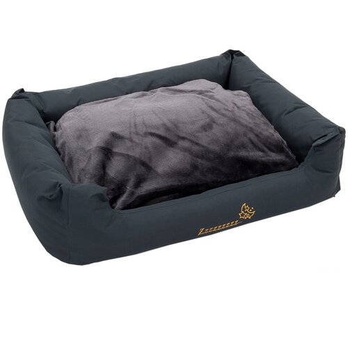 zooplus Pasja postelja Sleepy Time siva z blazino - D 120 x Š 95 x V 30 cm Cene