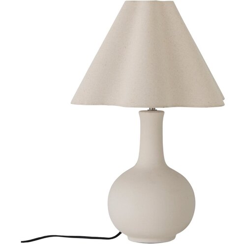 Bloomingville Krem stolna lampa s tekstilnim sjenilom (visina 60 cm) Heide &amp;ndash; Slike