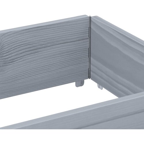  Vrtna sadilica siva 150x50 cm od masivne borovine Slike
