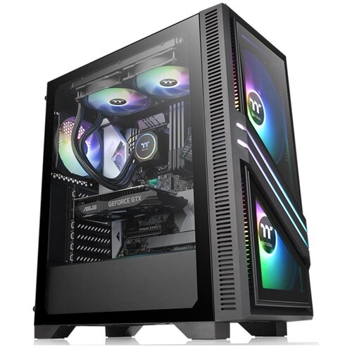 Thermaltake Versa T35 TG RGB Mid tower, tempered glass, 1x 120mm Standard fan Cijene