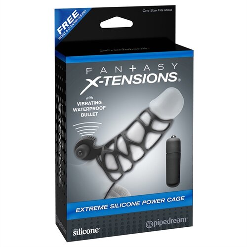 Pipedream Fantasy X-tensions Extreme Silicone Power Cage Cene