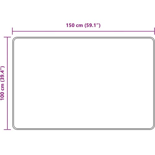  za tepih MARSA Crna 100 x 150 cm Poliester i PVC Slike