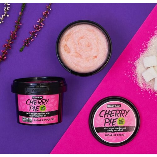 Beauty Jar Cherry Pie sladkorni piling za ustnice 120 g Slike