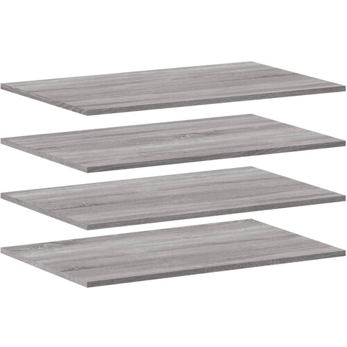 Maison Chic 4 kosi Stenske Police - Viseče police siva sonoma 80x50x1,5 cm inženirski les, (21758783) Slike