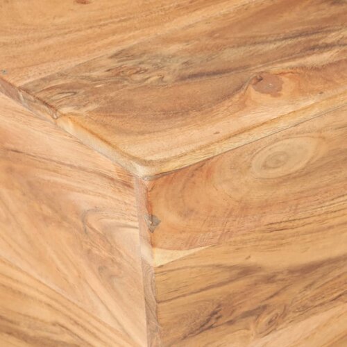  Stolić za kavu V-oblika 66 x 66 x 30 cm masivno bagremovo drvo Slike