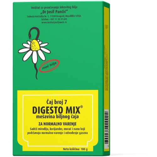 INSTITUT JOSIF PANČIĆ čaj 7 digesto mix, 100g Slike