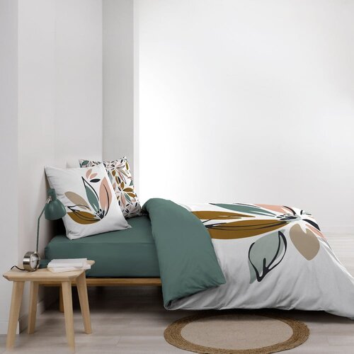 Douceur d int&amp;eacute;rieur Bijela pamučna posteljina za bračni krevet/za produženi krevet 240x220 cm Octavia &amp;ndash; Slike