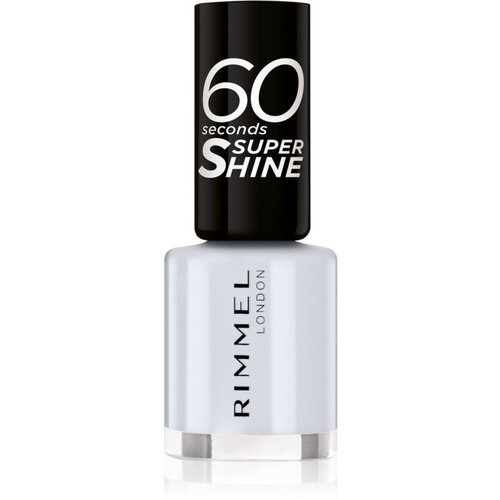 Rimmel London 60 Seconds Super Shine hitro sušljiv lak za nohte 8 ml odtenek 703 White Hot Love Cene