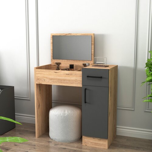 Hanah home Stol za &scaron;minkanje 108x77x37.3cm Bež-Antracit Cijene
