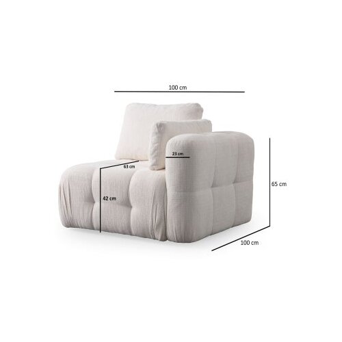 Atelier Del Sofa amaris 1R white 1-Seat sofa Cene