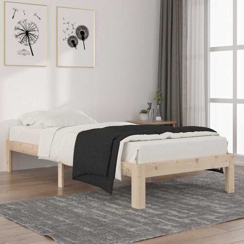  Okvir za krevet od masivne borovine 90 x 200 cm Cijene