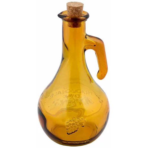 Ego Dekor Rumena steklenica za kis iz recikliranega stekla Di Vino, 500 ml