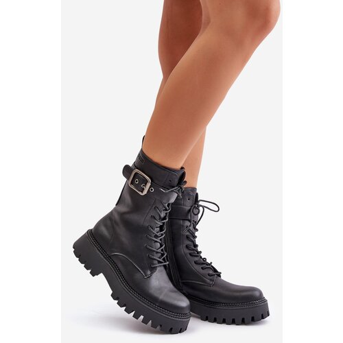 Big Star Warm Worker Boots With Buckle Big Star Cene