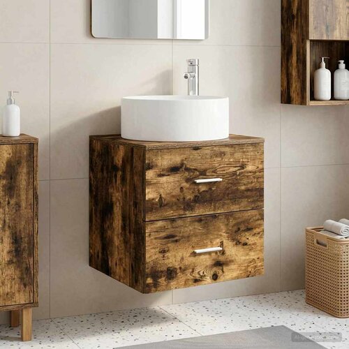  Umivaonik s policom Dimljeni hrast 49,5 x 44,5 x 65,5 cm Cene