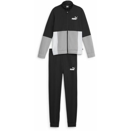 Puma komplet trenerka za dečake Colorblock Poly Suit cl B crno-siva Cene