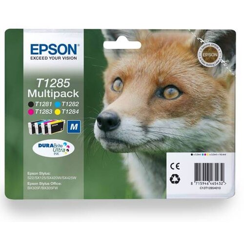 Epson komplet kartuš T1285 (BK/C/M/Y), original Cene