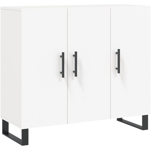  Komoda bijela 90x34x80 cm od konstruiranog drva Slike