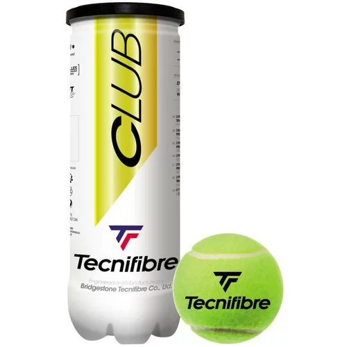 Tecnifibre Tenis žogice Club 3 žoge, (20383862)